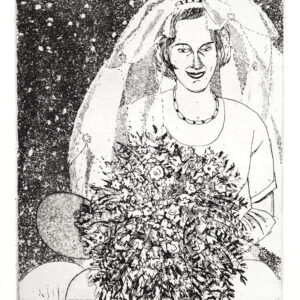 Bride with bouquet